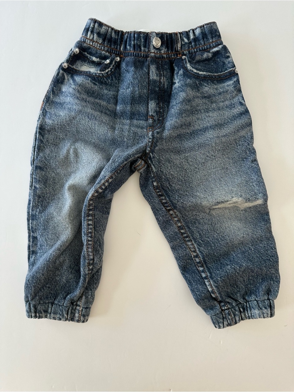 Rag And Bone Kid's Cotton Mini Maramar Joggers Size 2T Elastic Waistband